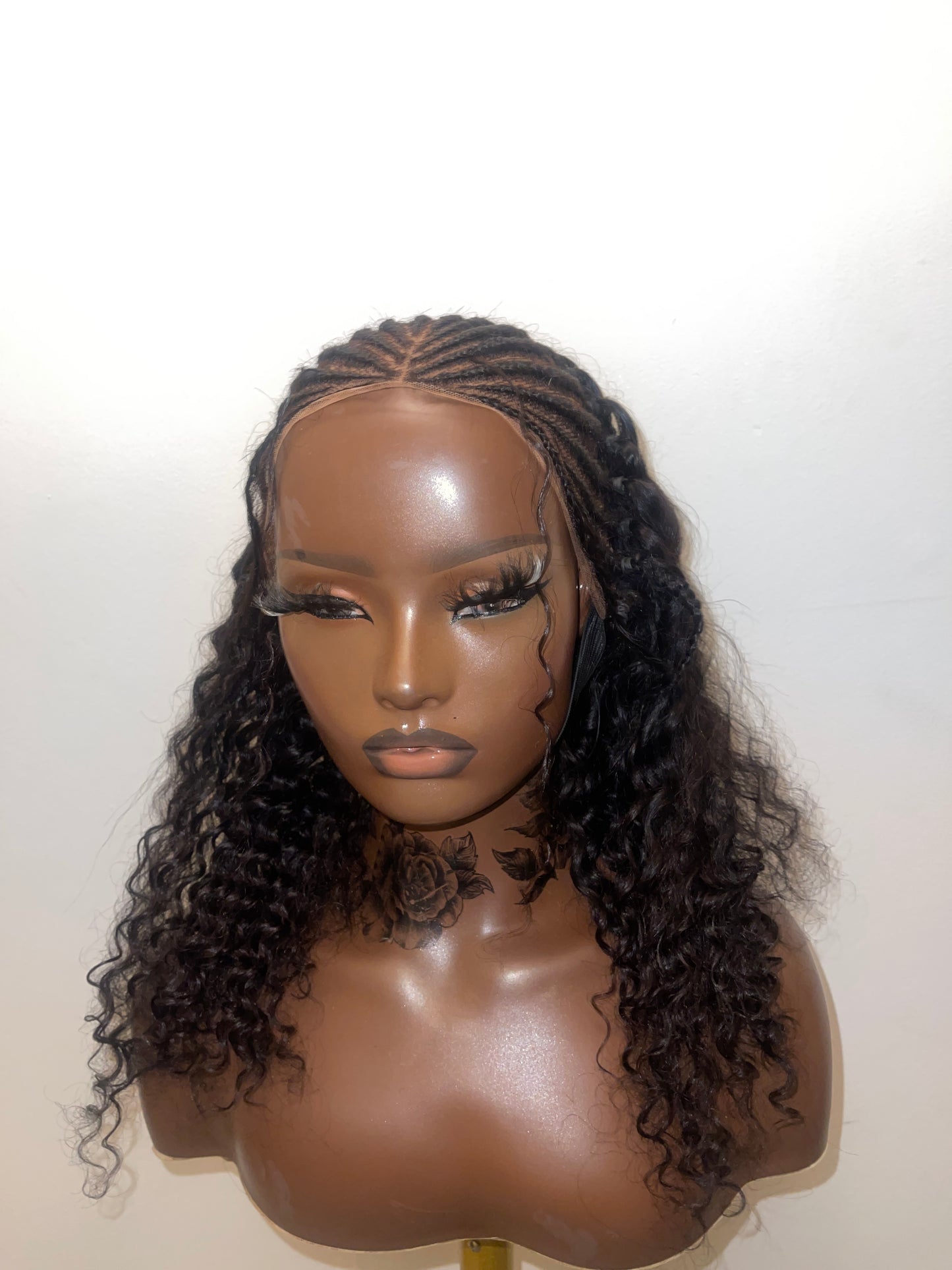 Fulani cornrow braided wig