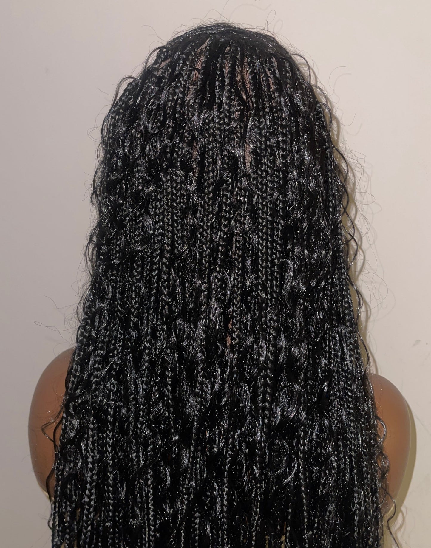Adoma Fulani Synthetic Full lace cornrow braided wig