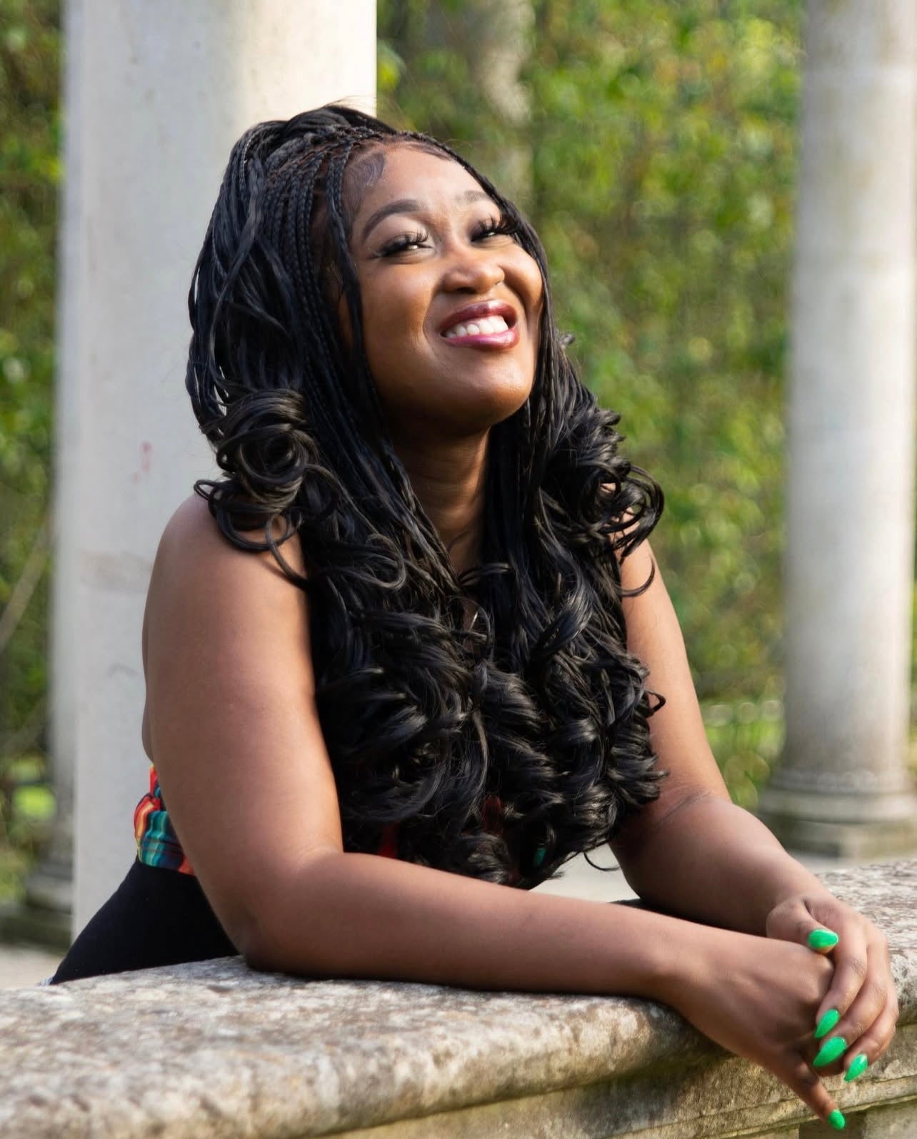 Customise your own French curly braided wig|Custom long length and colour