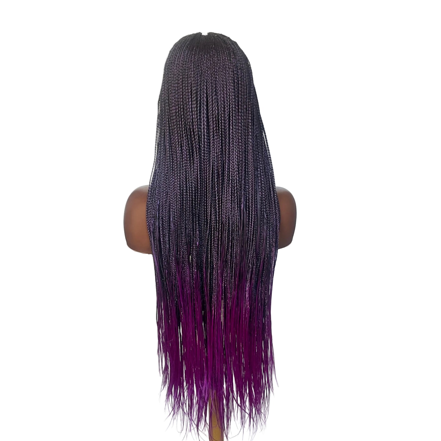 Ready to ship Ombre Purple bone straight braids