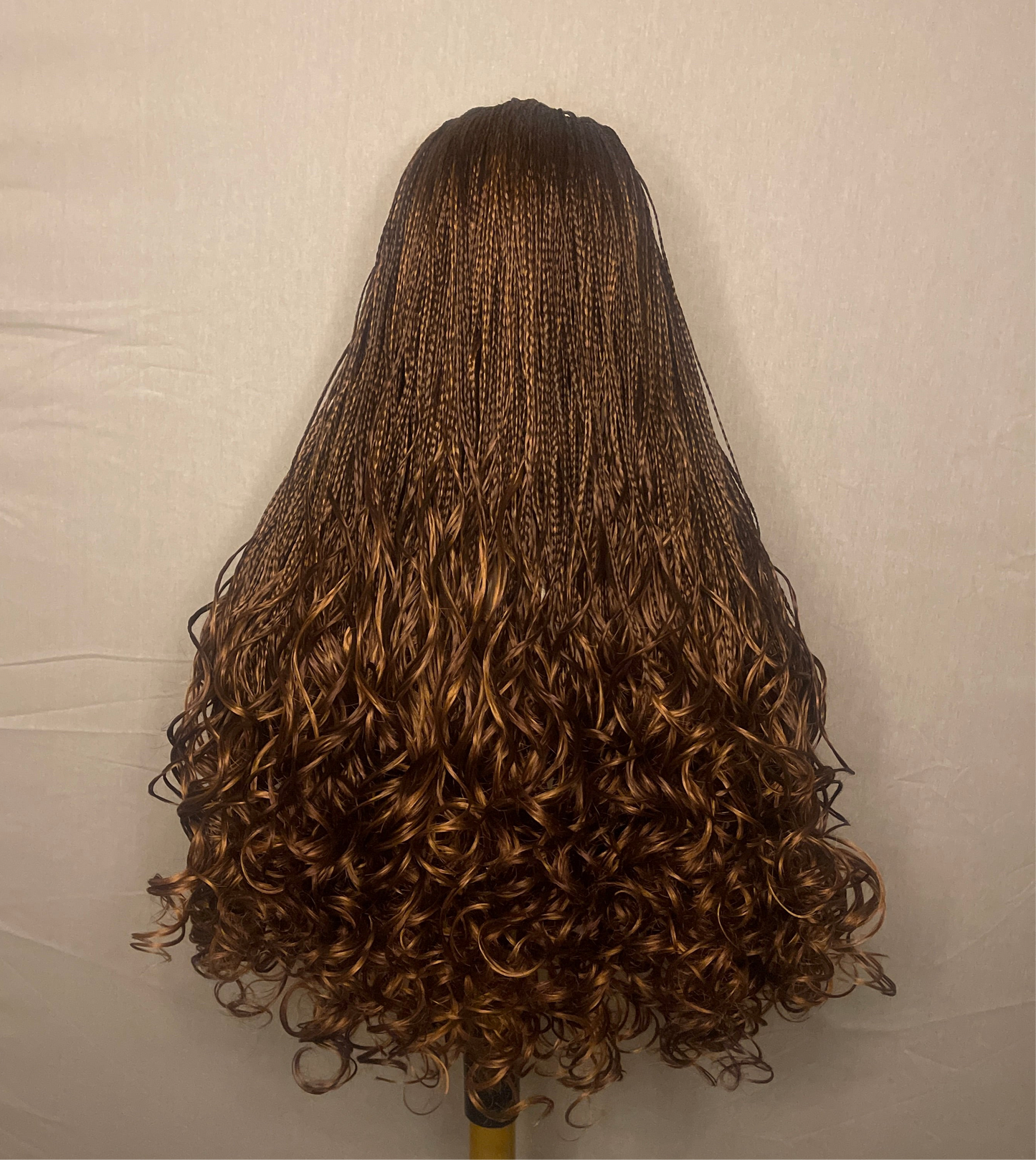 Ready to ship, Human hair lace, Sena French curly braided wig, 33/30