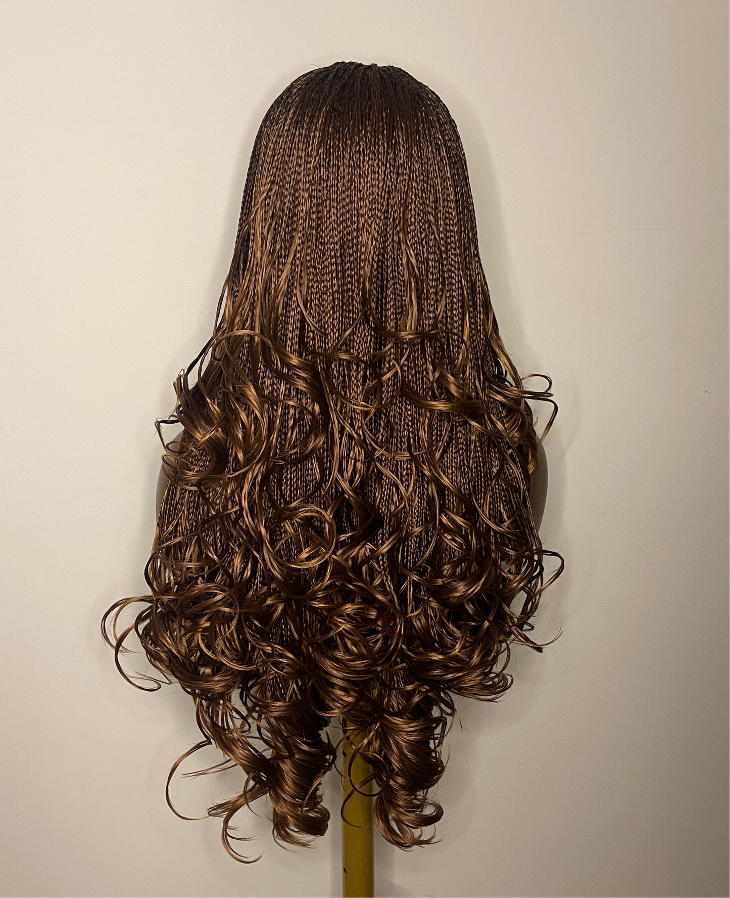 Coco layers french curly braided wig
