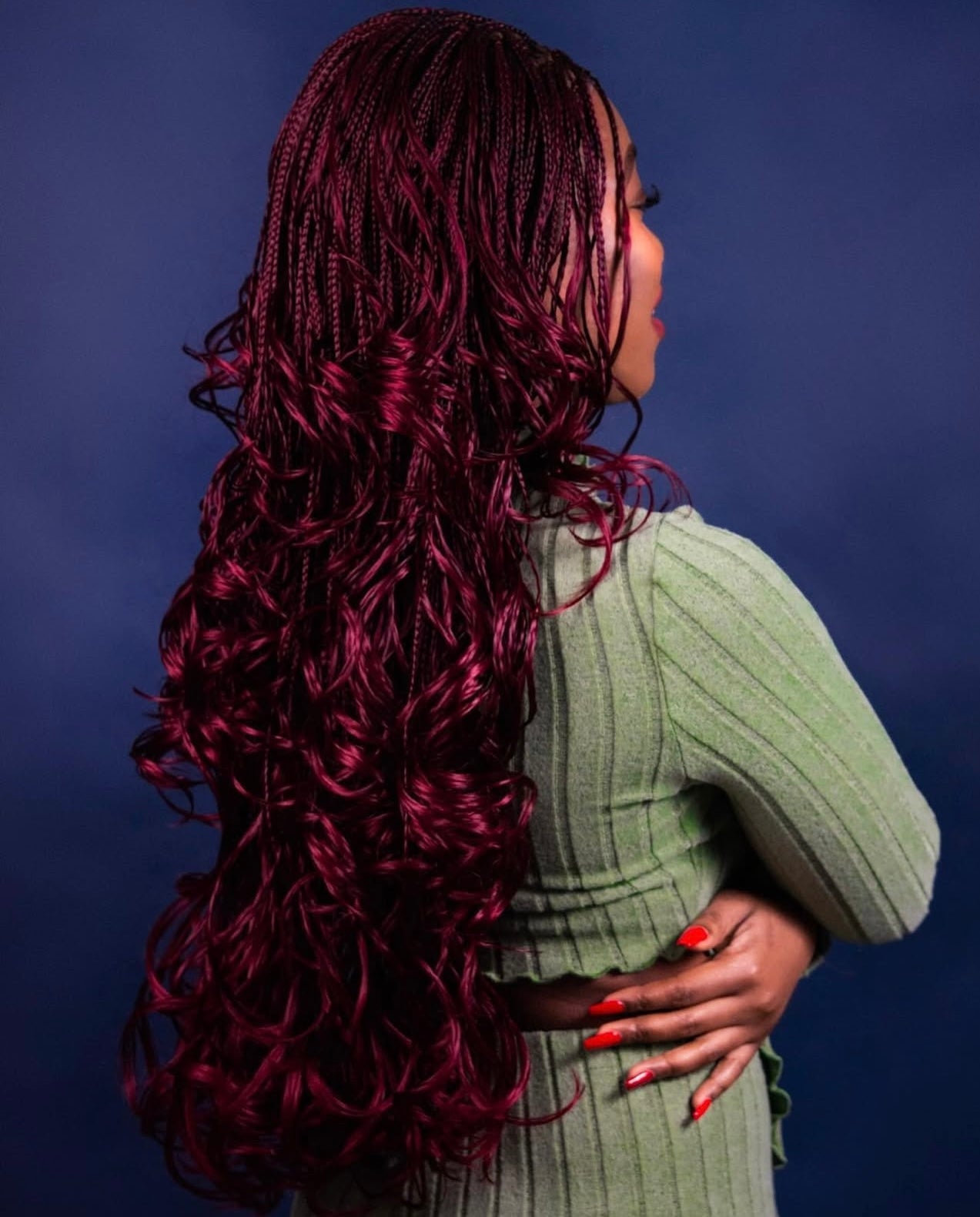 Tema, 10,16,22 layers french curly braided wig