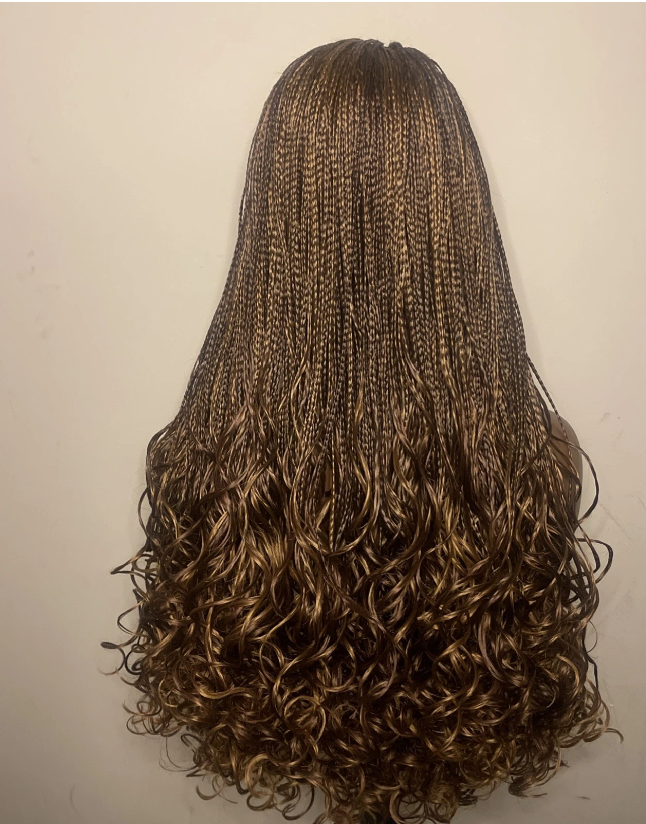 Ready to ship, Sena French curly curly braided wig, 33/30