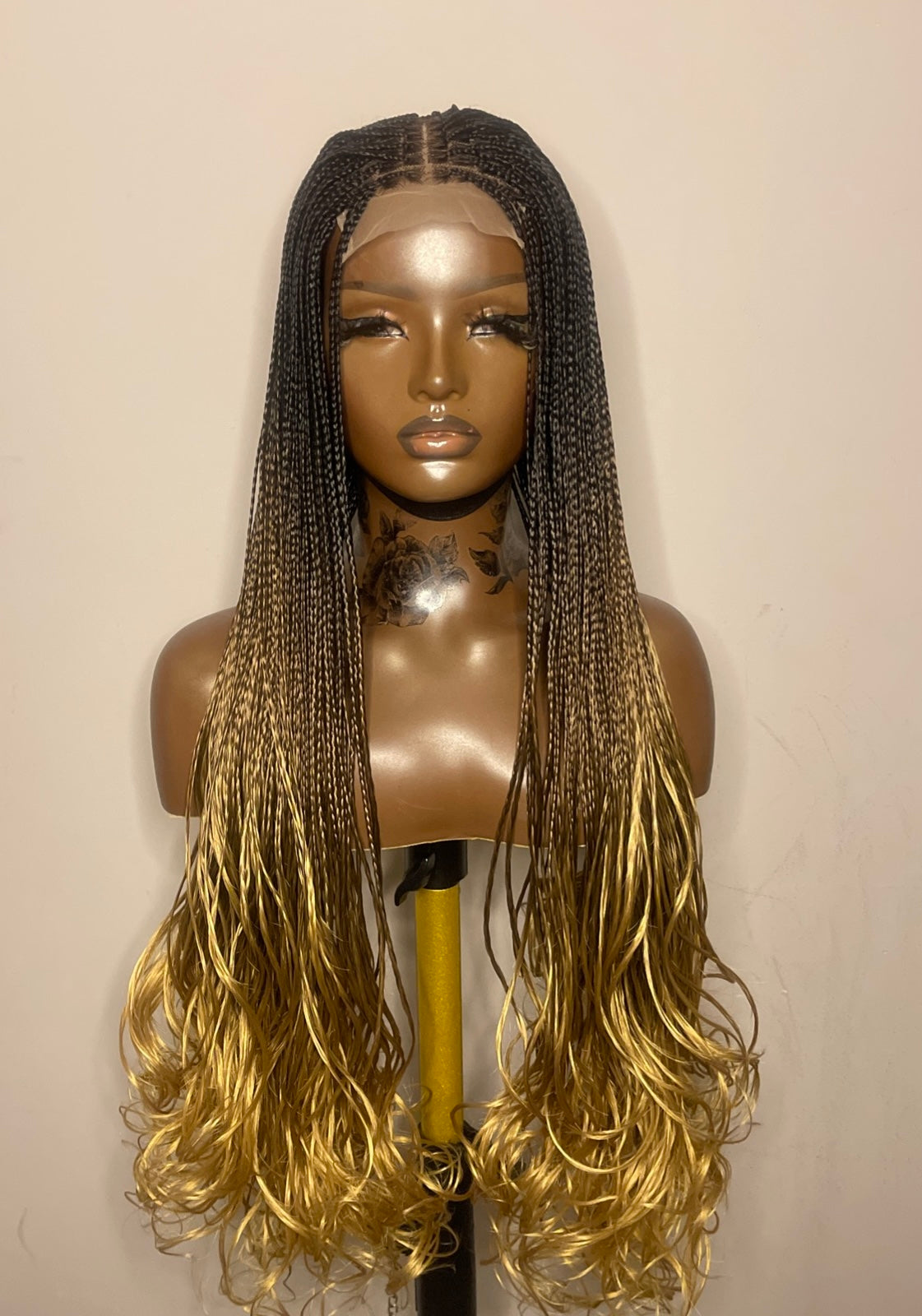 Ready to ship, French curly braided wigs , 24 inches