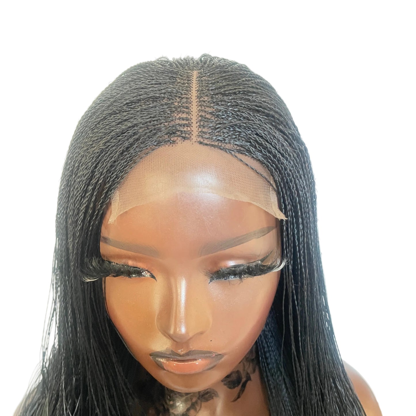 Ohemaa: silky french curly twists braided wig