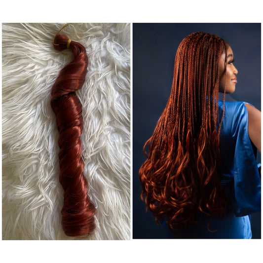 350, 24 inches, Spiral hair extensions