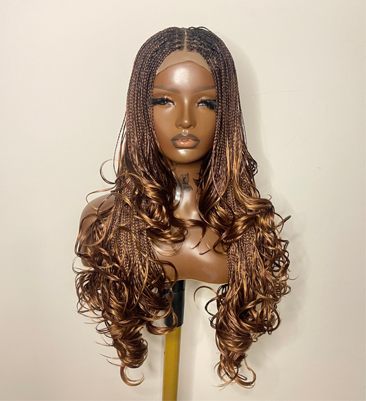 Coco layers french curly braided wig