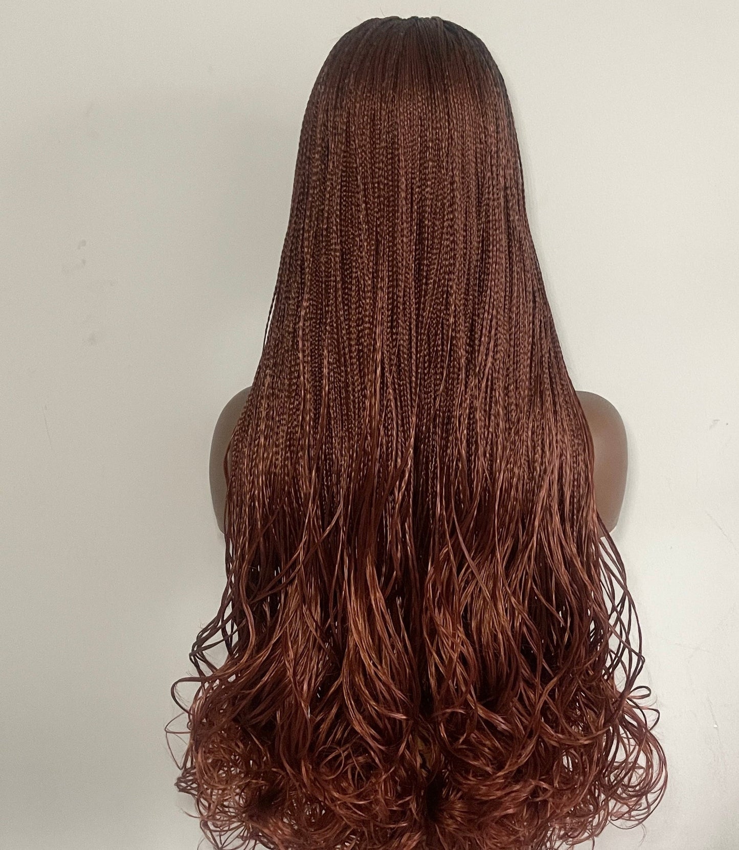 Ready to ship, French curly braided wigs , 24 inches