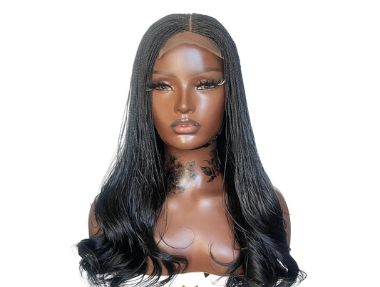 Ohemaa: silky french curly twists braided wig
