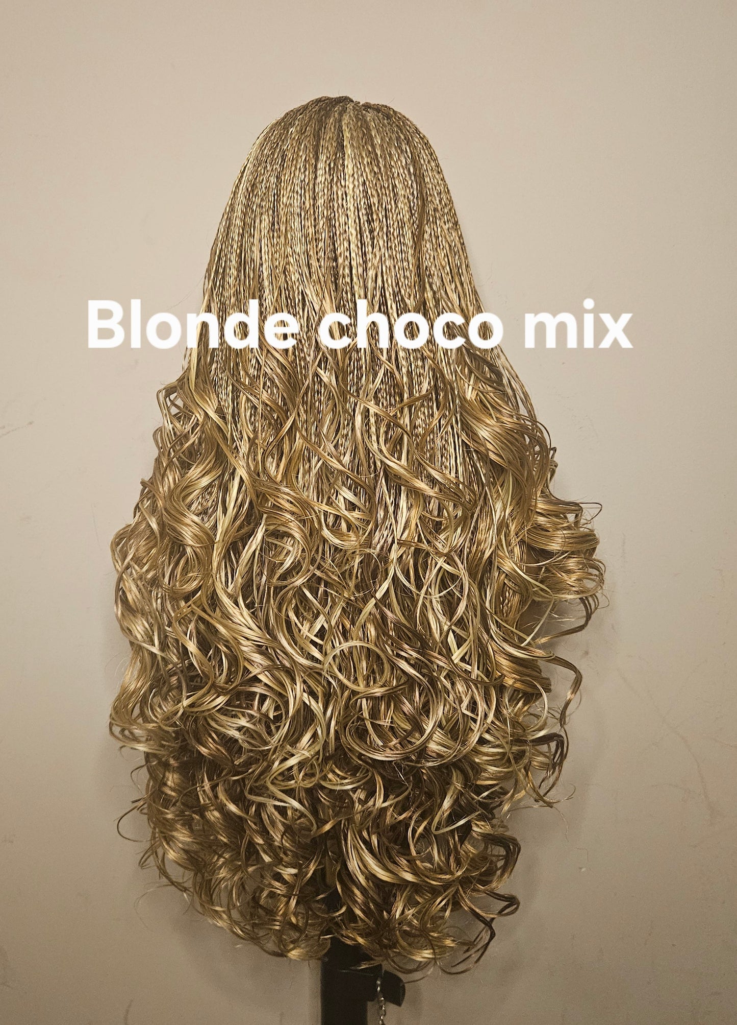 Dora layers french curly braided wig