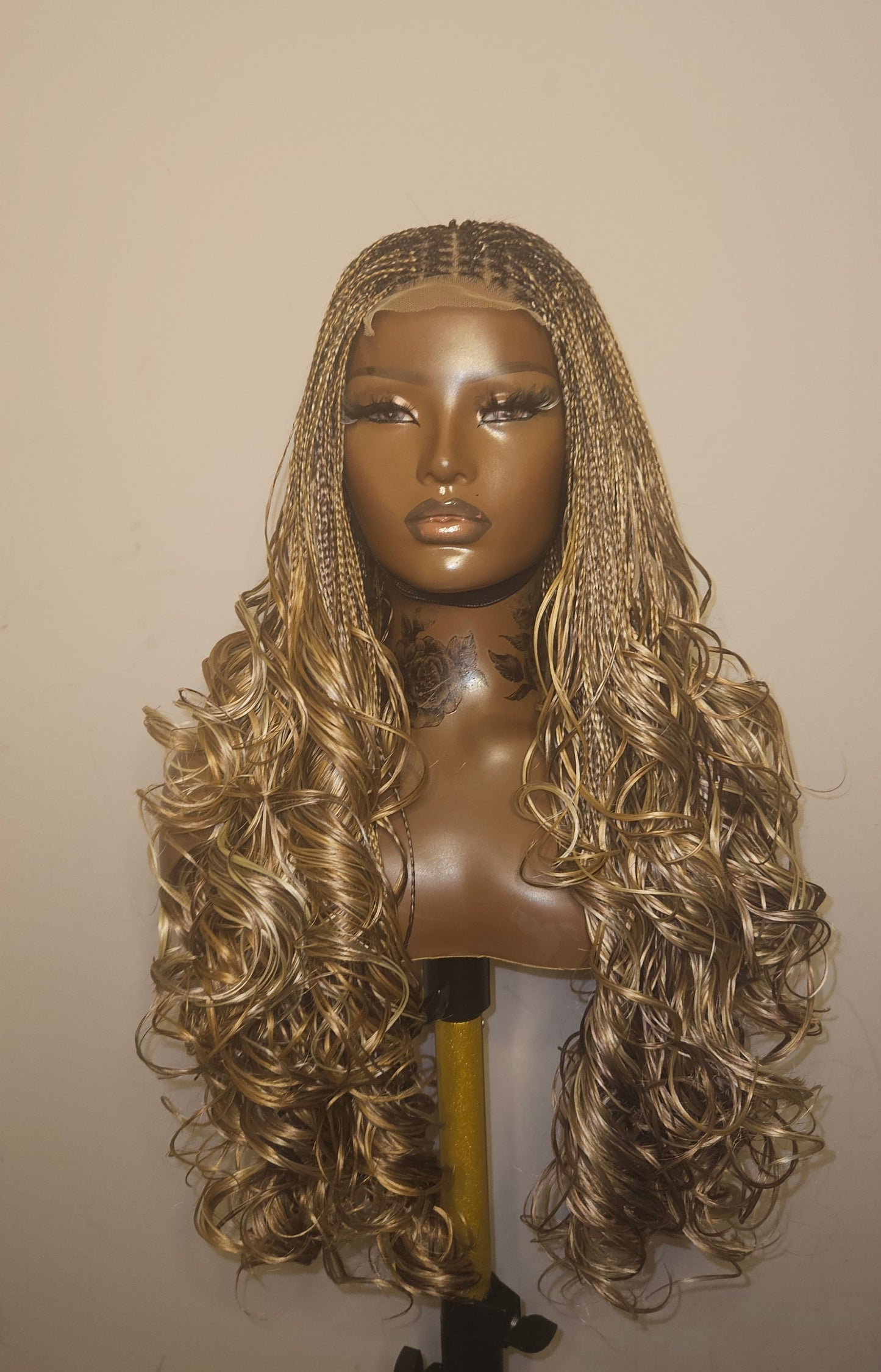Dora layers french curly braided wig