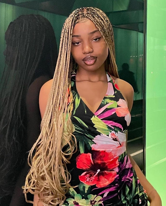 Star spiral braided wig