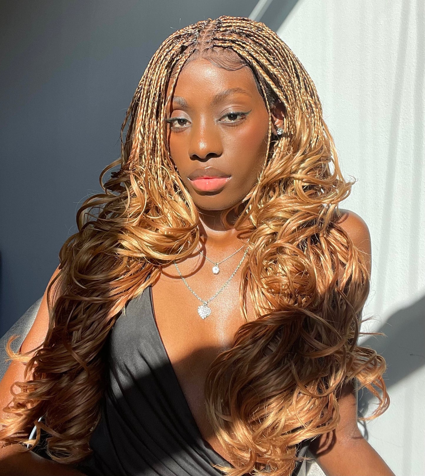 Dora layers spiral braided wig